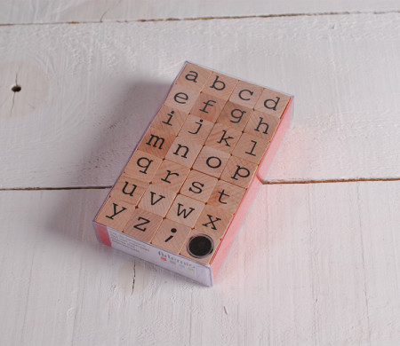 Kit de tampons alphabet