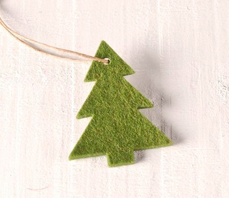 Abeto de fieltro para regalos de Navidad Abeto de fieltro para regalos de Navidad