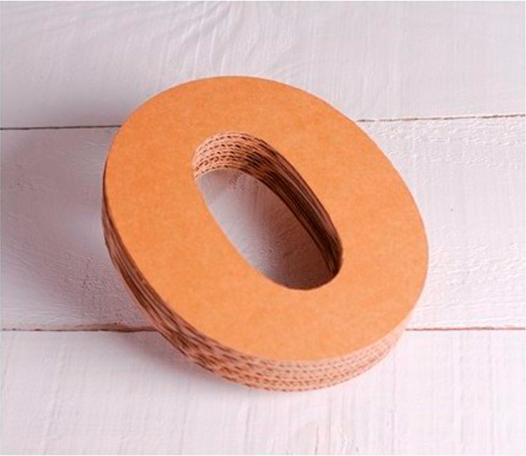 Números de cartón decorativos Números de cartón decorativos