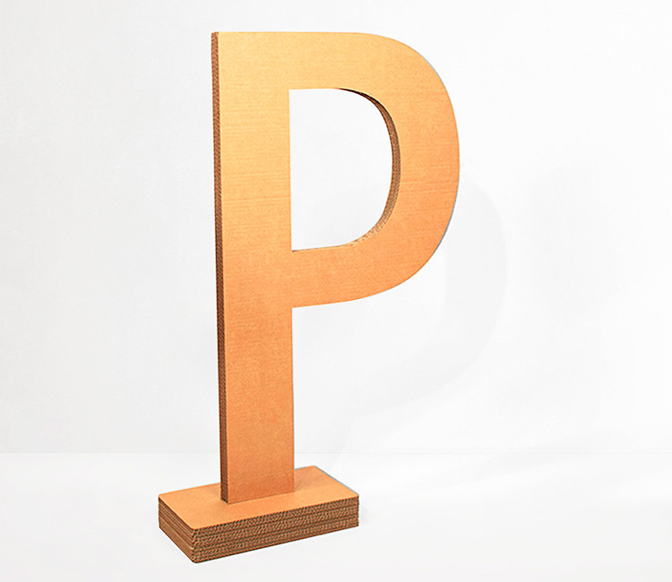 Letras gigantes de cartón Letras gigantes de cartón