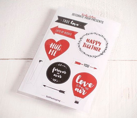 Stickers with Messages for Gifts