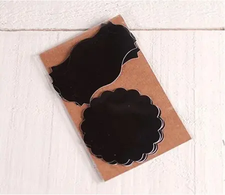 Pegatinas de Pizarra en Forma de Etiquetas 