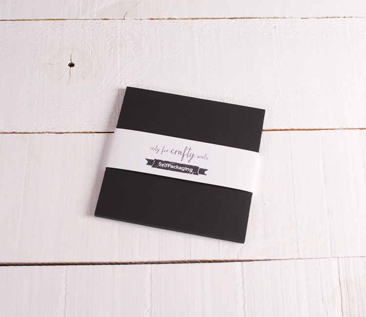 Cartoncini Neri 16,5x16,5 | SelfPackaging