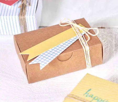 Petite boîte kraft