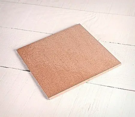 Base de cartón para tartas, de 21x21 cm