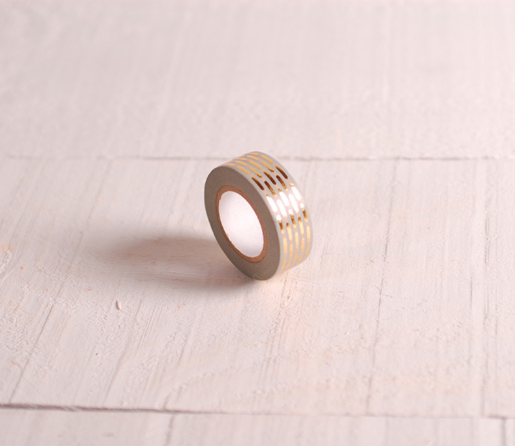 Washi tape doré avec motif géométrique Washi tape doré avec motif géométrique