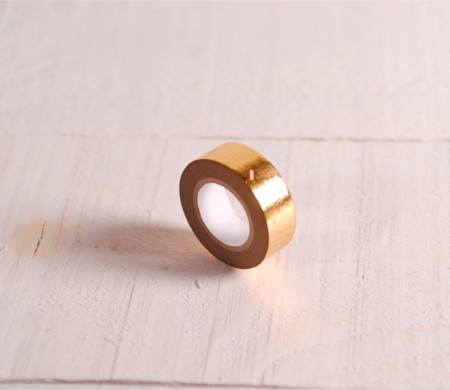 Gold washi tape with geometric pattern