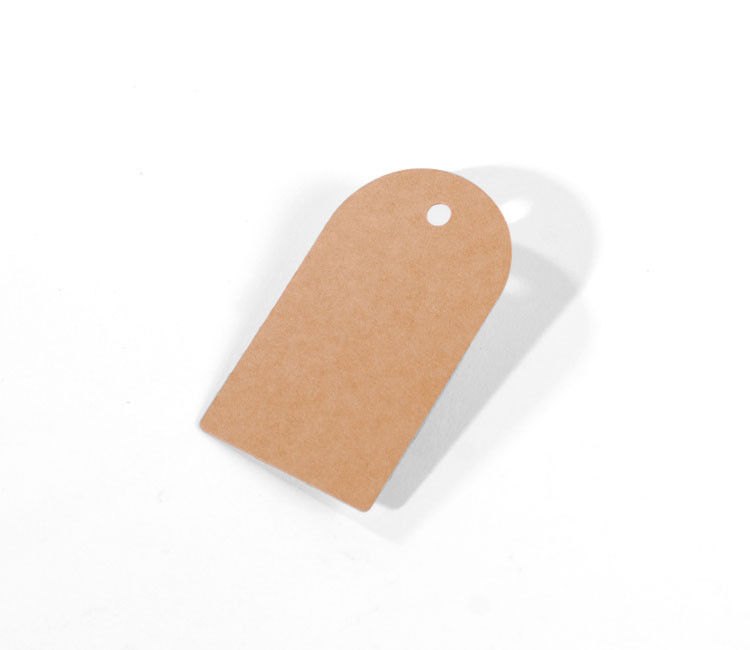 Etiquetas para regalo con bonita forma curva Etiquetas para regalo con bonita forma curva