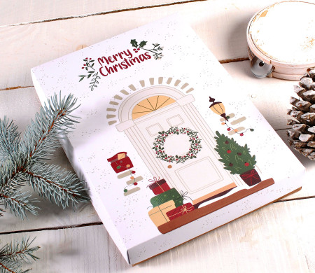 Advent calendar with fillable boxes