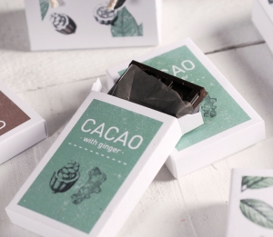 Personalized printed chocolate box