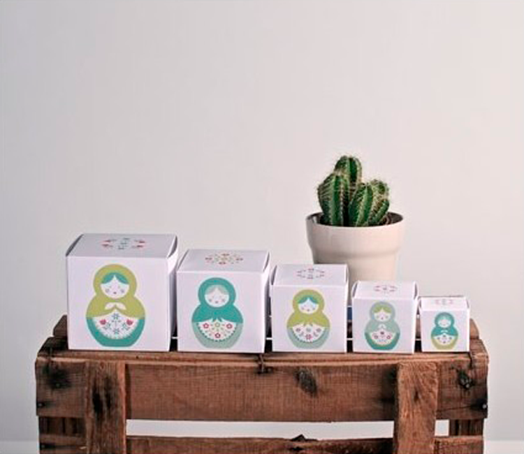 Printed Boxes Matryoshka Dolls | SelfPackaging