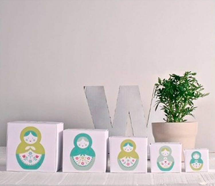 Printed Boxes Matryoshka Dolls | SelfPackaging