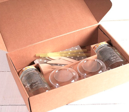 Breakfast gift kit for two