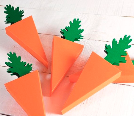 Caja Zanahoria para Fiestas