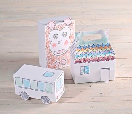 Schachtel-Kit zum Ausmalen