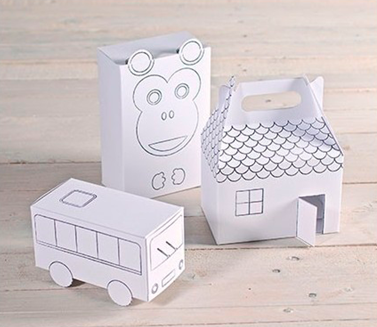 Packaging à colorier Personnalisé | SelfPackaging