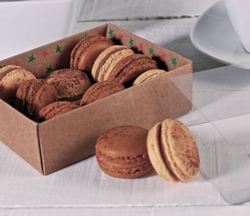 Square box for macarons