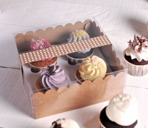 Box für 4 Cupcakes