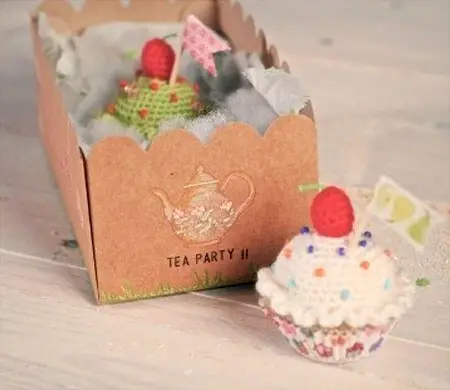 Boîte à Cupcakes en Crochet