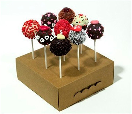 Clear box for cake pops