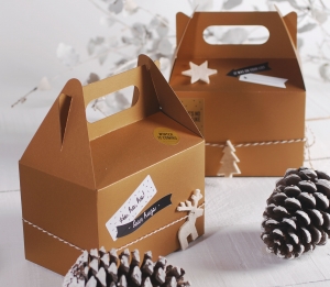 Picknick-Schachtel für Weihnachtsgeschenke