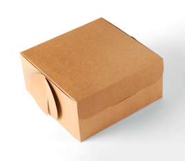 Geschlossene Cupcake-Box
