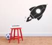 Rocket wall sticker for children