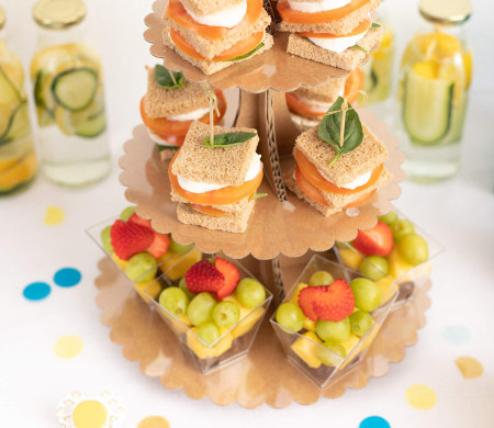 Espositore in cartone per cupcake e torte