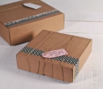 Square shipping boxes