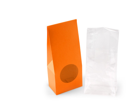 Box with window for food
