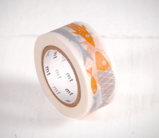 Washi tape with little fish