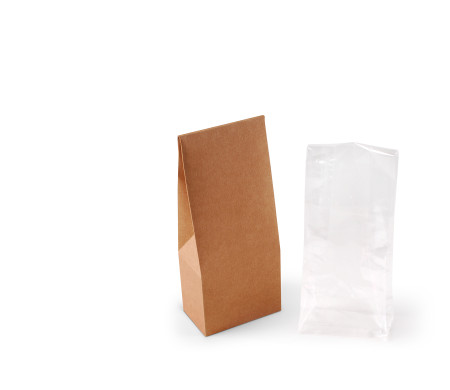 Caja con ventana para alimentación