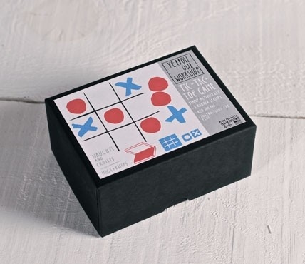 Tic Tac Toe - Rubber stamp set