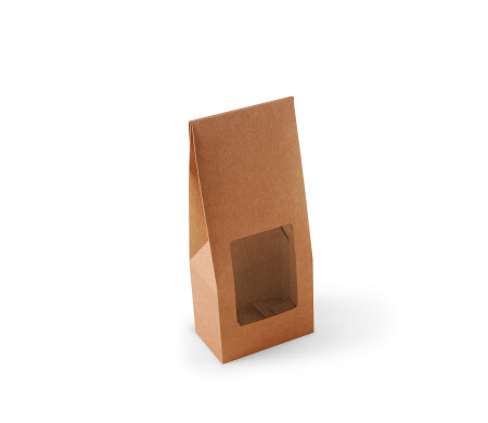 Box with window for food