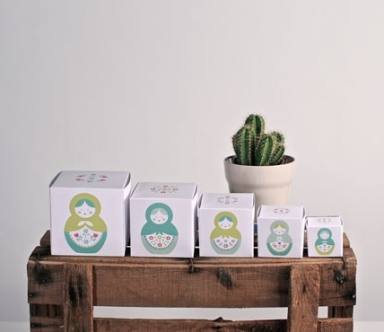 Printed boxes. Matryoshka dolls - SelfPackaging