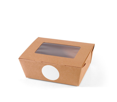Scatola con finestra per take away