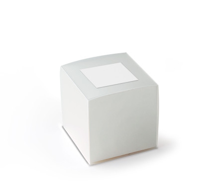 Caja de Cartón para Pequeños Regalos en Forma de Cubo