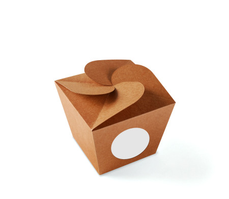 Boîte pour crèmes, originale en forme de fleur 