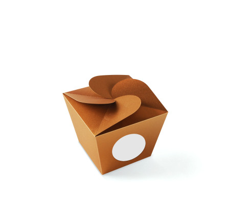 Boîte pour crèmes, originale en forme de fleur 
