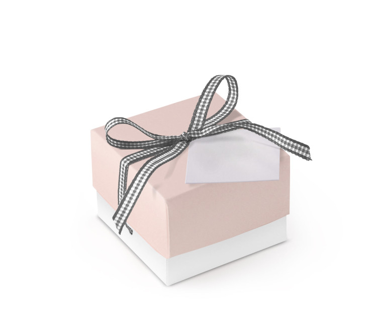Graziosa Scatola Regalo con Coperchio e Fiocco Decorativo Graziosa Scatola Regalo con Coperchio e Fiocco Decorativo