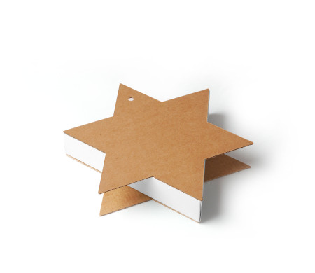 Caja Regalo en Forma de Estrella Ideal para Navidad
