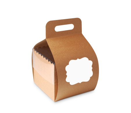 Caja para Tartas y Pasteles, con Asa y Tapa