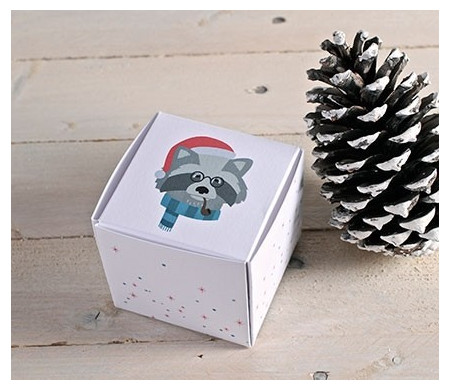 Square Christmas gift boxes...