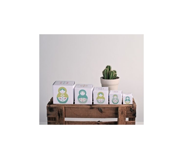 Kit de boîtes imprimées. Matriochkas