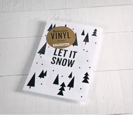 Vinilo Decorativo "Let it Snow" (Outlet) | Selfpackaging