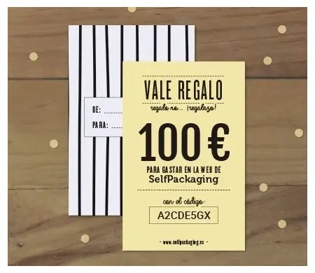 Vale regalo SelfPackaging 20 €