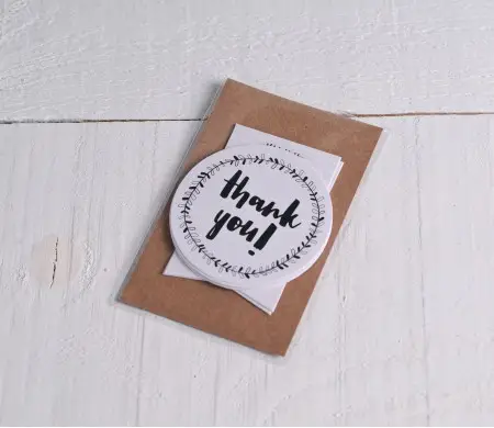 Stickers pour cadeaux "happy" Personnalisé | SelfPackaging