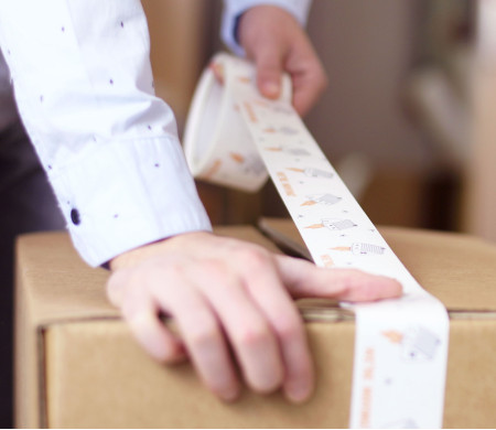 Ruban adhesif demenagement Personnalisé | SelfPackaging