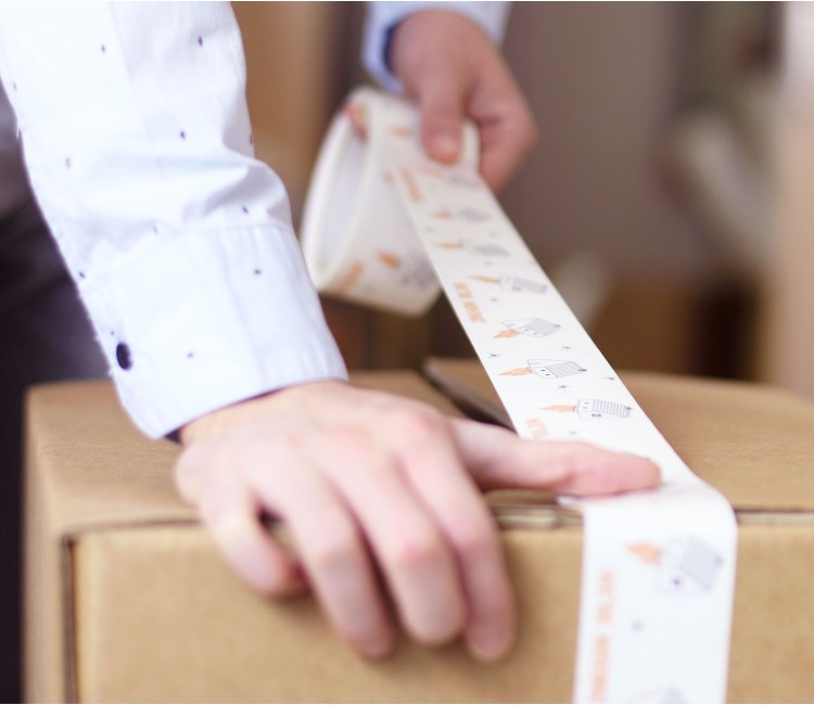 Printed Sellotape For Removals | SelfPackaging