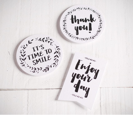 Gift stickers 'Happy'